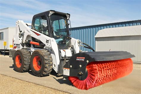 skid steer angle broom for sale|bobcat 52 inch angle broom.